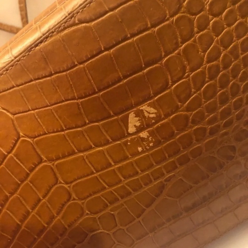 Michael kors collection embossed leather tote bag